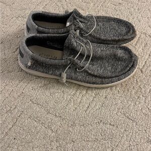 Hey Dude Men's Charcoal Slip-On Loafers